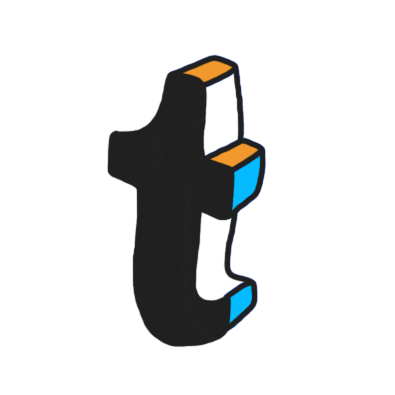 spinning letter T